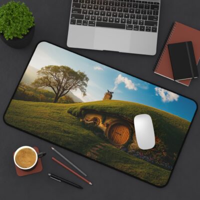 Hobbit Hole Scenic Desk Mat