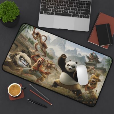 Kung fu-Panda Fury Desk Mat