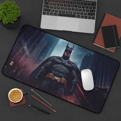Dark Night Hero Desk Mat