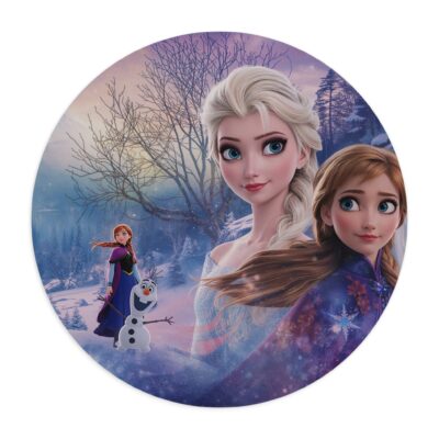 Frozen Fantasy Princess Round Mouse Pad