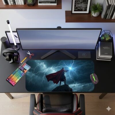 Thor God of Thunder LED Mouse Pad XXL