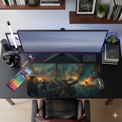 Caribbean Pirates LED Mouse Pad XXL