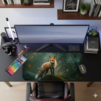 Forest Fox LED Mouse Pad XXL