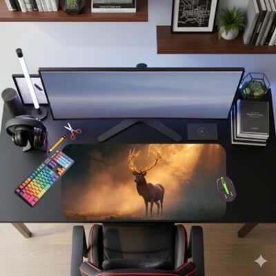 Mystic Deer LED Mouse Pad XXL