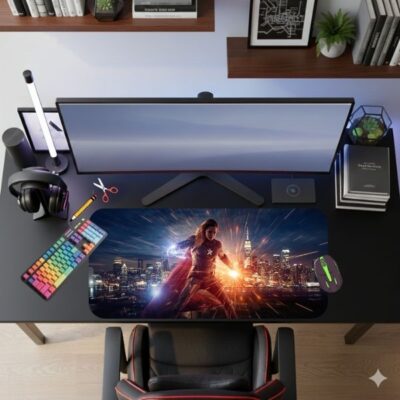 Captain Comics Hero LED Mouse Pad XXL