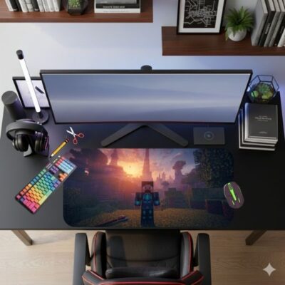 Minecraft Mouse Pad LED XXL