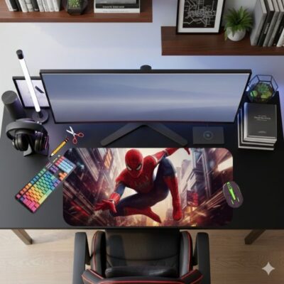 Spiderman Hero LED Mouse Pad XXL